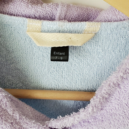 Poncho // bleu et lila // 7-9 ans