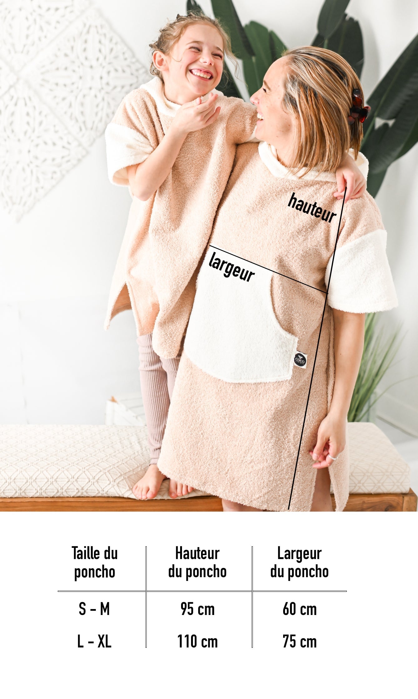 Poncho // bleu et lila // 7-9 ans
