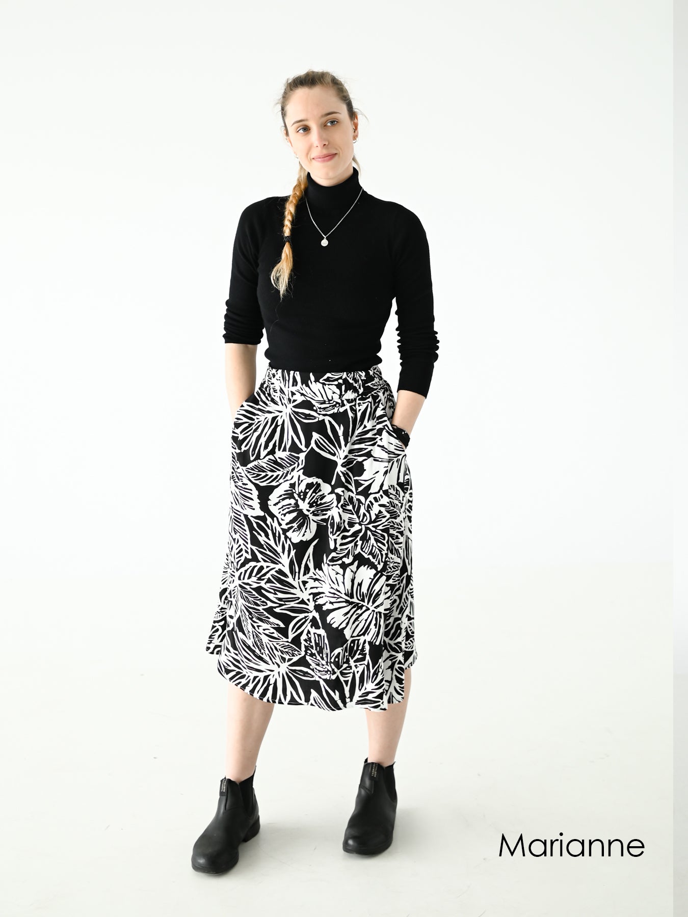 Jupe Midi Noire (-87%)