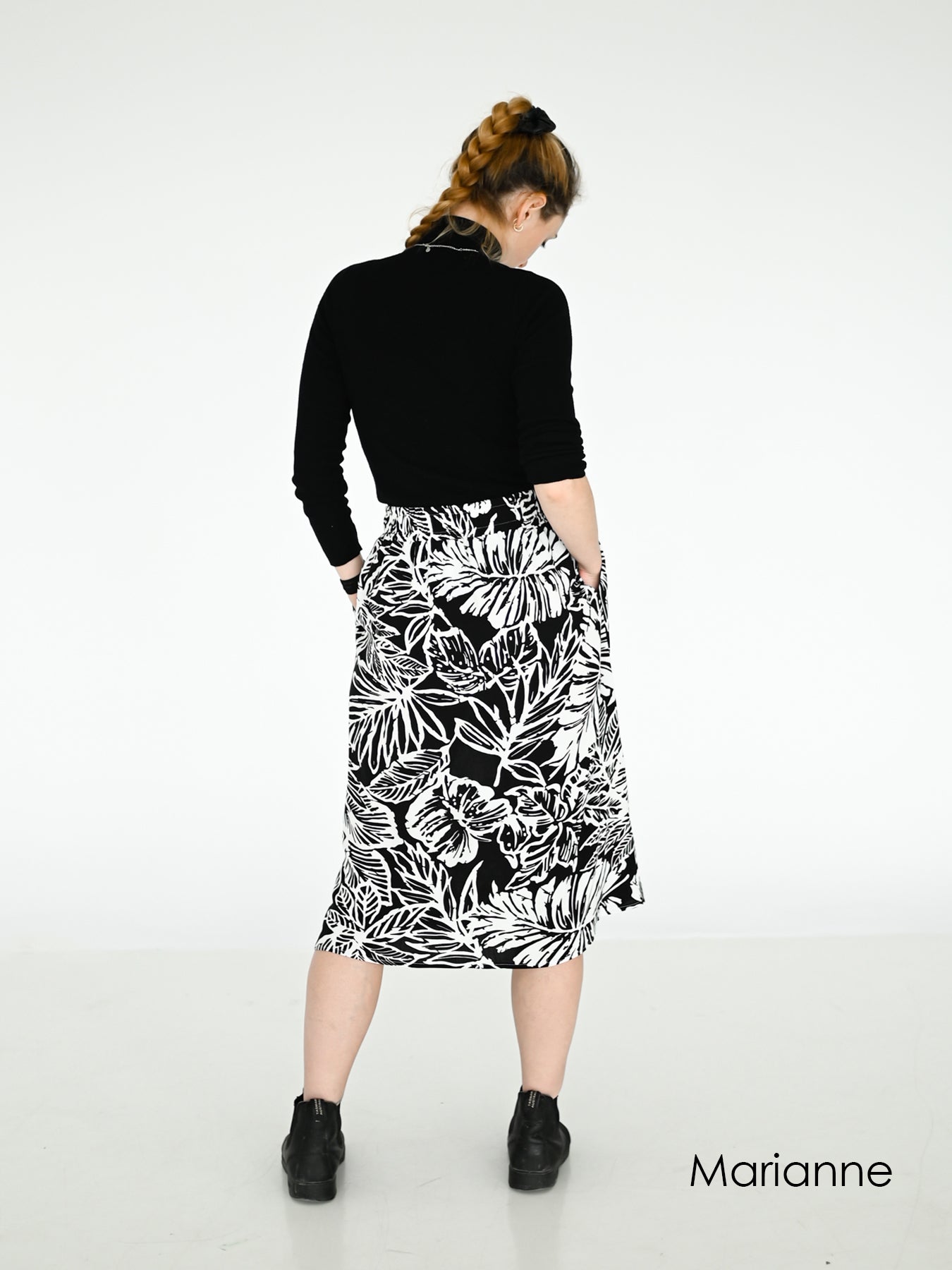Jupe Midi Noire (-87%)